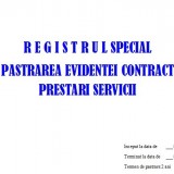 Registru Special Evidenta Contracte, pentru Societatile specializate de Paza si Protectie - 50 file