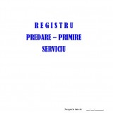 Registru Procese Verbale Predare-Primire Serviciu - 50 file