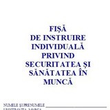 0,72 Lei/ buc - PACHET 300 Fise SSM ( Fise de instruire individuala privind securitatea si sanatatea in munca ) + CADOU 1 PIX SCHNEIDER K15