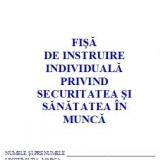 0,73 Lei/ buc - PACHET 500 Fise SSM ( Fise de instruire individuala privind securitatea si sanatatea in munca ) + CADOU 1 PIX SCHNEIDER K15