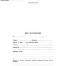 Bilet internare A5