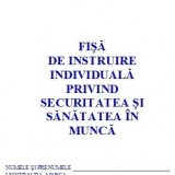 0,57 Lei/ buc - PACHET 1000 Fise SSM ( Fise de instruire individuala privind securitatea si sanatatea in munca ) +CADOU 1 PIX SCHNEIDER K15