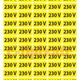 Etichete prize 230V - pe suport A4