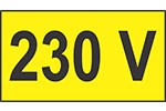 Indicator 230 V - 1 set de 10 etichete prize autoadezive 550 x950