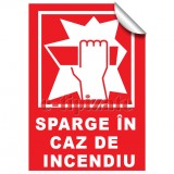 Sparge in caz de incendiu