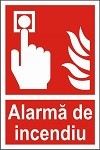Indicator "Alarma de incendiu" - model 1 A4