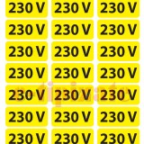 Etichete prize 230V - pe suport A4