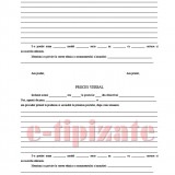 Registru Procese Verbale Predare-Primire Serviciu Inarmat - 100 file