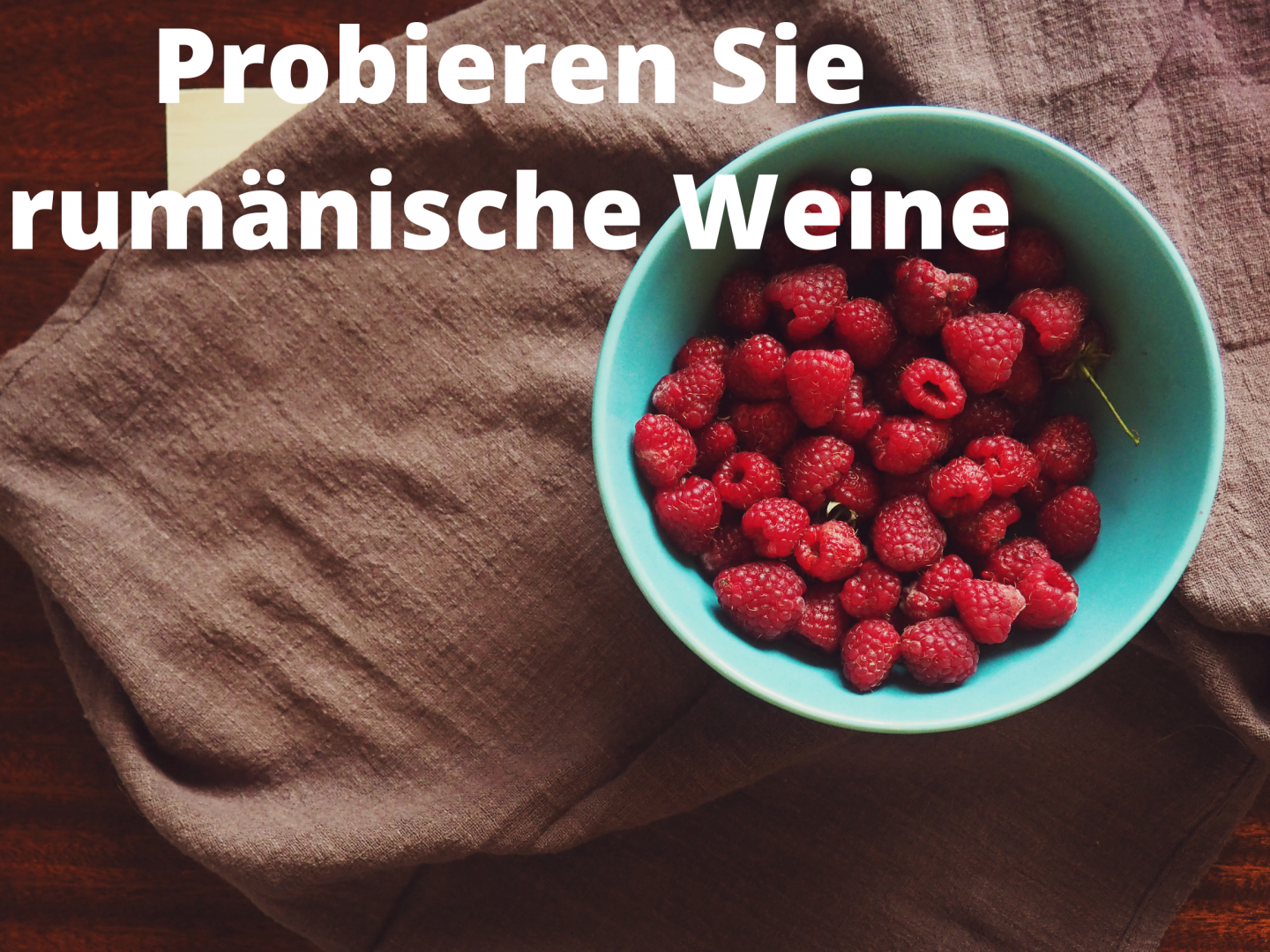 Probieren Sie rumänische Weine
