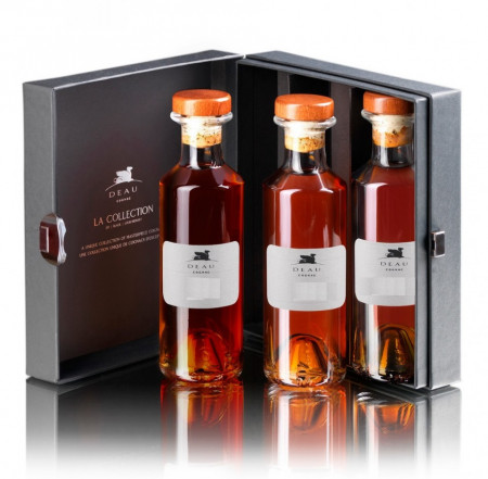 Cognac Deau Tasting Kit VS VSOP XO 40% - 3 X 200 ml