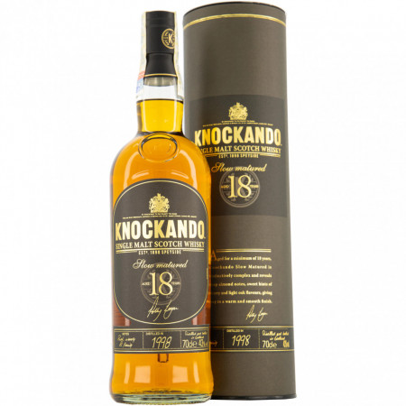 Knockando 18 yo bottle tube
