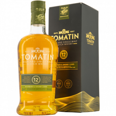 Whisky Tomatin 12 yo, Single Malt 43%, 700 ml