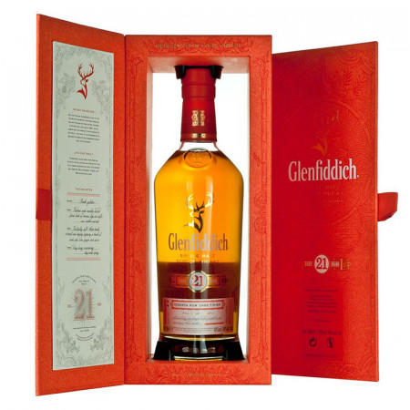 Whisky Glenfiddich Reserva Rum Cask Finish 21 ani, 700 ml