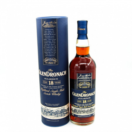 GlenDronach 18 yo Allardice bottle box