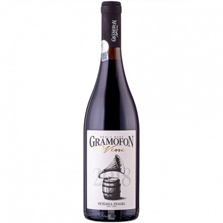 Vin Gramofon Feteasca Neagra Demisec, 750 ml