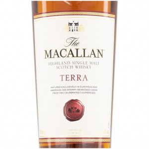 Macallan Terra Box Bottle Front Label