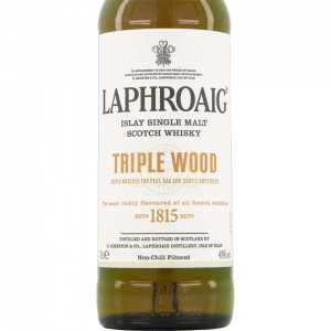 Laphroaig Triple Wood Bottle Label