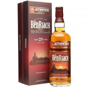 Whisky Benriach 25 yo Authenticus Peated Malt, 46.8%, 700 ml