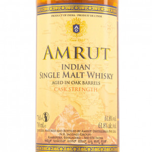 Amrut Cask Strength, 61.8%, 700 ml