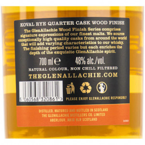 Glenallachie 8 yo Koval Rye Quatrer cask bottle ean