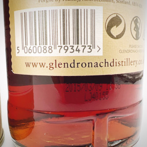 Glen Dronach 21 yo Parliament 2015 Bottle bottling day