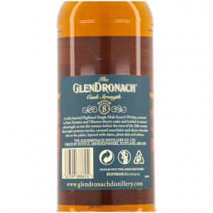Glendronach batch 8 bottle back