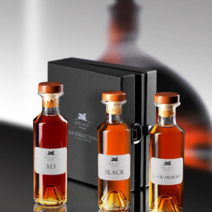 Cognac Deau Tasting Kit XO Black Louis 40% - 3 X 200 ml