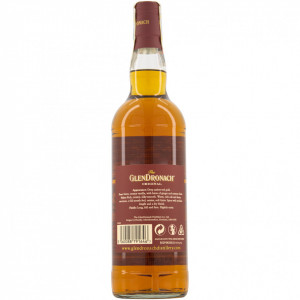 Glendronach 12 yo Bottle back