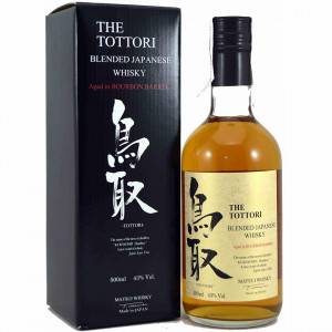 Whisky japonez, The Tottori Bourbon Barrel 43%, 500 ml