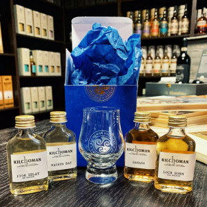 Whisky Kilchoman Set Miniaturi Machir Bay, Sanaig, 100% Islay, Loch Gorm 2020, 46%, 4 x 20 ml