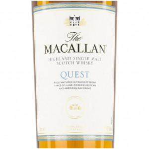 Macallan Quest 1000 ml Bottle Front Label