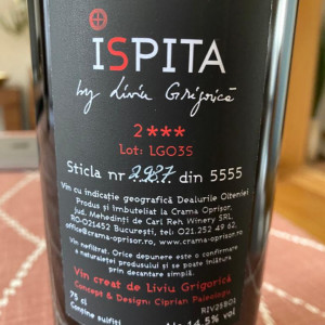 Vin rosu cupaj Ispita Savoare - 750 ml