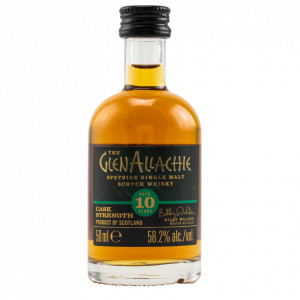 GlenAllachie 10 yo Cask Strenght Batch 3, Whisky 58.2%, 50 ml