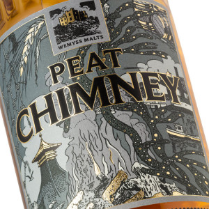 Wemys Malts Peat Chimney front label