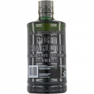 Bruichladdich Port Charlotte 10 yo bottle label back