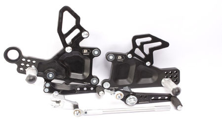 PP Tuning - Scarite racing pentru Triumph Street Triple 765 (2017-) cu schimbator inversat