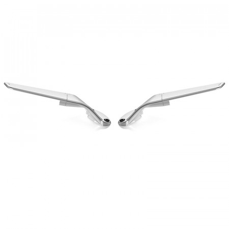 RIZOMA BSS060A - Rizoma Stealth SET OGLINZI KAWASAKI Ninja Zx-10r Silver