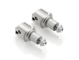 RIZOMA PE852B Rider Peg Adapters - Black