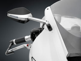 RIZOMA BS305A - Mirror "Veloce L" with integrated indicator light
