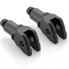RIZOMA PE852B Rider Peg Adapters - Black