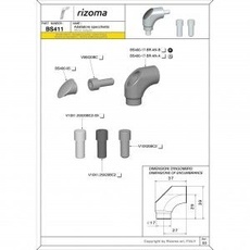 RIZOMA BS411B - Mirror adapter