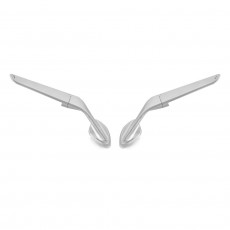 RIZOMA BSS070A - Rizoma Stealth SET OGLINZI Aprilia Rs660 Silver