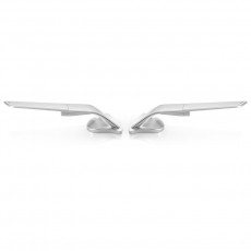 RIZOMA BSS021A - Rizoma Stealth OGLINZI PERECHE YAMAHA YZF R1 Silver