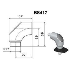 RIZOMA BS417B - Mirror adapter