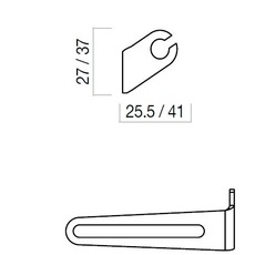 RIZOMA FR421B - RIZOMA FR421B - OEM Indicators Support Kit ( FOX)