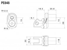 RIZOMA PE848B - Rider peg Eccentric KIT MONTAJ KTM SUPERDUKE R 1290