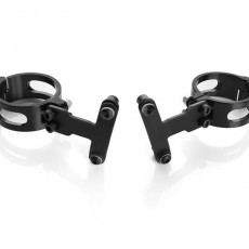 RIZOMA ZHD118BS - Headlight fairing mounting kit (for fork Ø 49 mm)