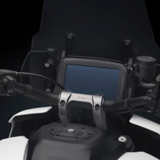 RIZOMA ZHD155D - Raised and swept-back risers Grey Harley Davidson / Pan America 1250 / 2020, Harley Davidson / Pan America 1250 / 2021, Harley Davidson / Pan America 1250 / 2022, Harley Davidson / Pan America 1250 / 2023