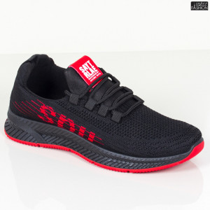 Pantofi Sport "WE Fashion G02 Black Red''