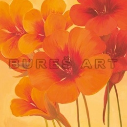 Tablou ''Flori frantuzesti de lotus'' inramat